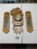 Hanging Wooden Clock