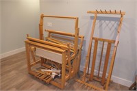 Leclerc 38" Foot Operated Floor Loom & Rack