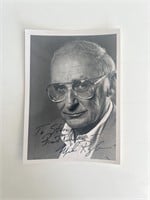 Newspaper columnist Mike Royko signed photo