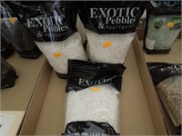 White bean exotic pebbles 5 bags 5 lb each