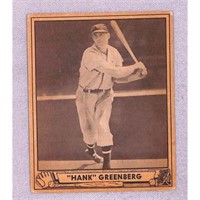 1940 Playball Crease Free Hank Greenberg