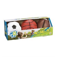 Toysmith Get Outside Go Pro-Ball Set Pack of 3