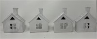 Ceramic Candle Luminary Candleholders Houses