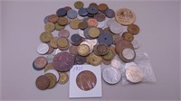 Lot Of Various Coins Inc. 1921 English Penny