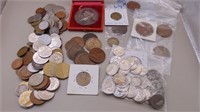 Large Lot Of Coins, Token & Medallions