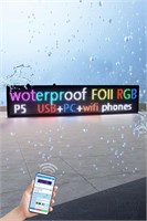 $190  LED Scrolling Signs P5 40x8 Inch Wifi