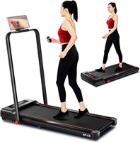 RHYTHM FUN Foldable Treadmill, 300 lb Capacity