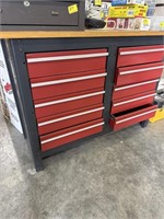 WORK BENCH WITH 10 DRAWERS