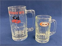 A & W and 104 WTQR mugs