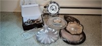 Silver Plate, Abe Lincoln Plate, Glassware