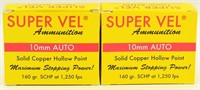 40 Rounds Of Super Vel 10mm Auto Ammunition