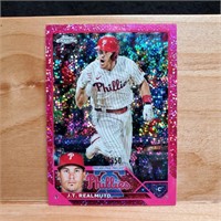 2023 Topps Chrome J.T. Realmuto Pink Sparkle 124/3