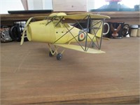 Metal Biplane Model