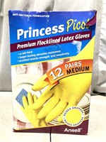 Princess Picot Premium Flocklined Latex Gloves