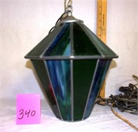 hanging art glass lamp