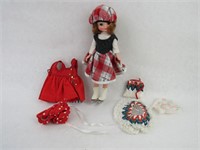 Ice Skating Doll with Accessories
