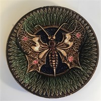 MAJOLICA BUTTERFLY PLATE
