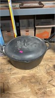 Lodge cast-iron Dutch oven with lid