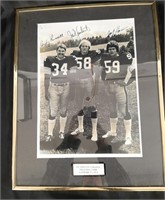1974 Pittsburgh Steelers Player Print in frame