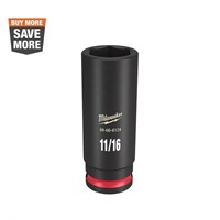 SHOCKWAVE 3/8 in. Drive 11/16 in. Deep Socket