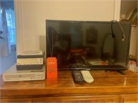 Phillips flat screen TV with remote