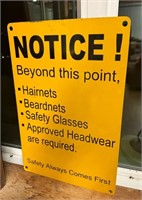 Notice Sign