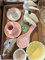 Misc. Cups; Saucers; Doves