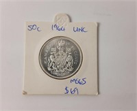 1964 SILVER COIN - 50 CENTS CANADIAN