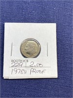 1978 s proof dime coin