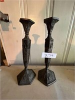 BARBOUR S.P. CO SILVERPLATE CANDLE STICKS