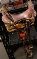 Antique US Cavalry McClellan Pattern Horse Saddle