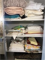 Blankets, Sheets, Table Cloths- as pictured