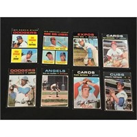 375 1971 Topps Baseball Cards Low-mid Grade