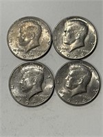 (4) 1974-D Kennedy Half Dollars