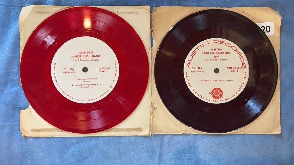 1965 Perryton Junior High School Band 33 1/2 Vinyl