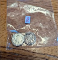 $1.00 Junk Silver 90% - barber