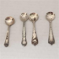 4 salt cellar spoons