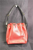 Louis Vuitton Red/Black Noe Shoulder Bag