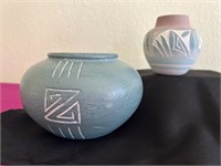 Small Navajo Vase Signed “Silas” +