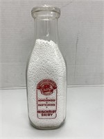 "Heischmidt Dairy" Quart Milk Bottle