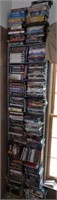Approximately (100+) DVD’s and VHS tapes in