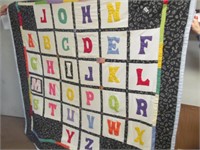 John/Alphabet quilt