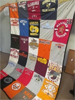 College sports quilt