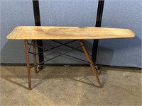 Antique Wood Ironing Board 59"x14.5"x31.5"