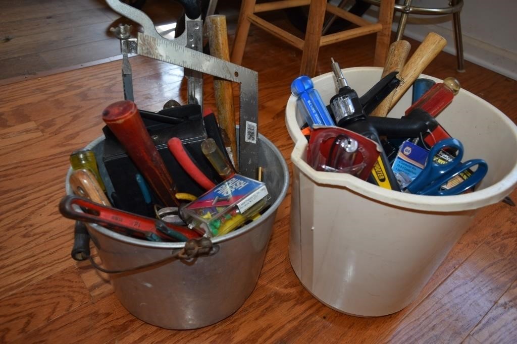 2 Buckets of Misc. Tools