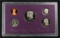 1988 United States Mint Proof Set 5 coins - No Out