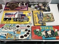 Lot Of 7 Vintage Board Games – ET, Star Wars, Oreo