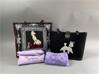 2 Lulu Guinness Bags w/Dust Bags