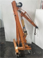 HYDRAULIC FOLDABLE SHOP CRANE