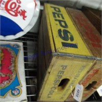 Pepsi wooden pop crate